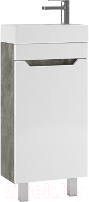 Тумба под умывальник Айсберг Енисей 40 Мечта без ящика - фото