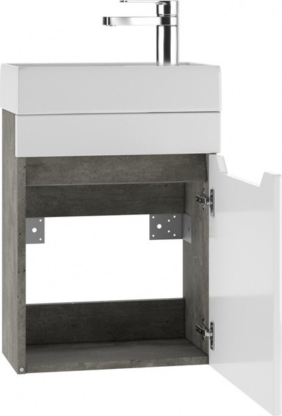 Тумба под умывальник Айсберг Енисей 40 Мечта без ящика подвесная