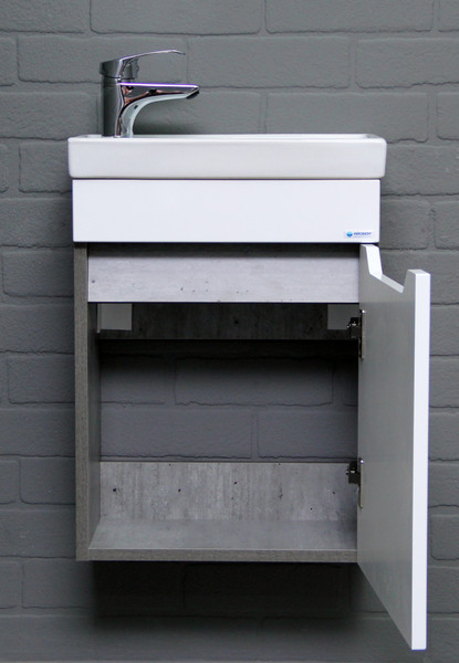 Тумба под умывальник Айсберг Енисей 40 Мечта без ящика подвесная
