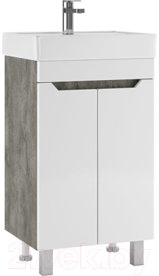 Тумба под умывальник Айсберг Енисей 50 Мечта без ящика - фото