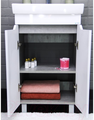 Тумба под умывальник Айсберг Енисей 50 Мечта без ящика