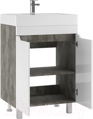 Тумба под умывальник Айсберг Енисей 60 Мечта без ящика