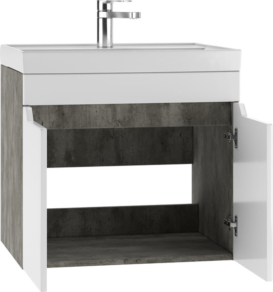 Тумба под умывальник Айсберг Енисей 60 Мечта без ящика подвесная