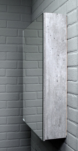 Шкаф с зеркалом для ванной Айсберг Мечта 50