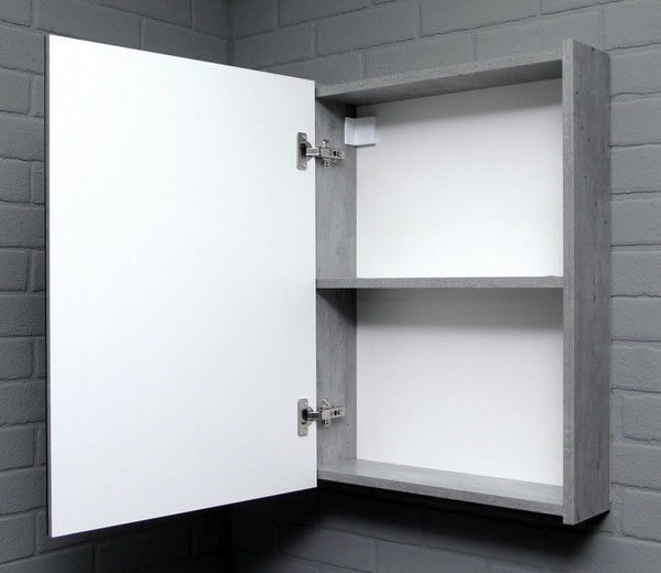 Шкаф с зеркалом для ванной Айсберг Мечта 50