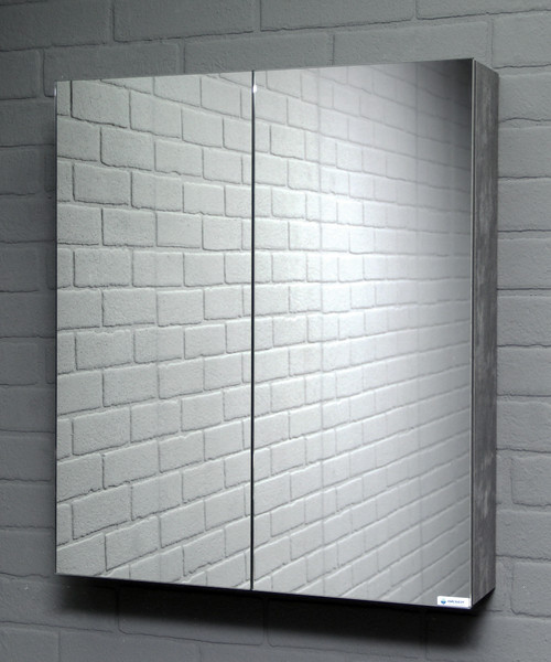 Шкаф с зеркалом для ванной Айсберг Мечта 60 - фото