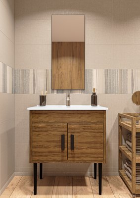 Тумба под умывальник LEVEL Оскар 75 Three без ящика