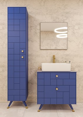 Тумба под умывальник LEVEL Олимпия 56 Four с двумя ящиками подвесная