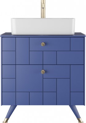 Тумба под умывальник LEVEL Олимпия 56 Four с двумя ящиками подвесная