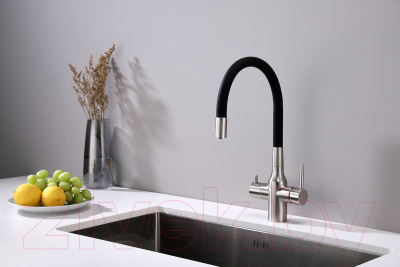 Смеситель Paulmark Salix Sa213419-NI (никель)