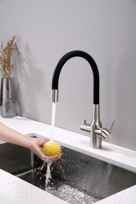 Смеситель Paulmark Salix Sa213419-NI (никель)