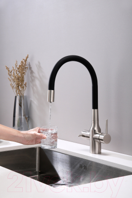 Смеситель Paulmark Salix Sa213419-NI (никель)