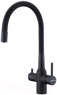 Смеситель Paulmark Salix Sa213419-401 (антрацит) - фото
