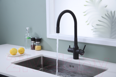 Смеситель Paulmark Salix Sa213419-401 (антрацит)