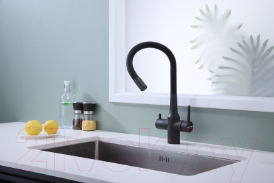 Смеситель Paulmark Salix Sa213419-401 (антрацит)