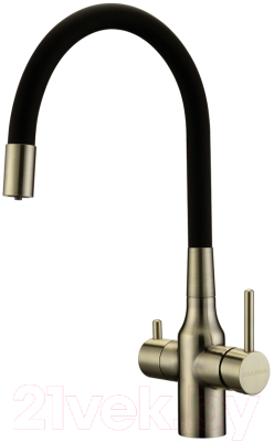 Смеситель Paulmark Salix Sa213419-BR (бронза) - фото