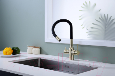 Смеситель Paulmark Salix Sa213419-BR (бронза)