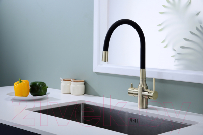 Смеситель Paulmark Salix Sa213419-BR (бронза)