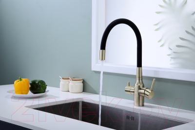 Смеситель Paulmark Salix Sa213419-BR (бронза)