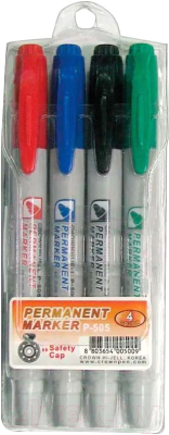 Набор маркеров CrowN Multi Marker Super Slim / P-505F-4 - фото