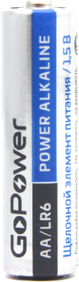 Комплект батареек GoPower Super Power Alkaline LR6/AA / 00-00017748