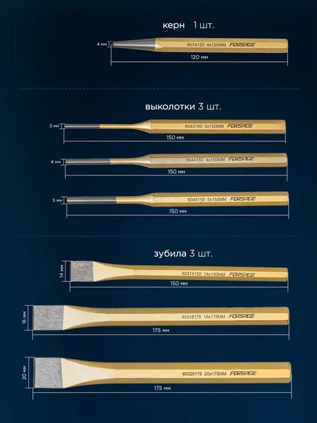Универсальный набор инструментов Forsage F-K5416(51389)