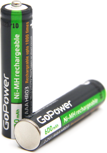 Комплект аккумуляторов GoPower ААА/НR03 Ni-MH 600мАч / 00-00015315
