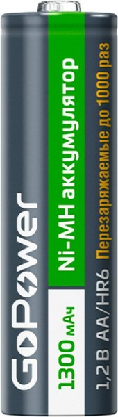 Комплект аккумуляторов GoPower AA/HR6 Ni-MH 1300мАч / 00-00018318