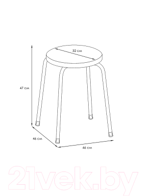Табурет ЗМИ Пенек легкий 180