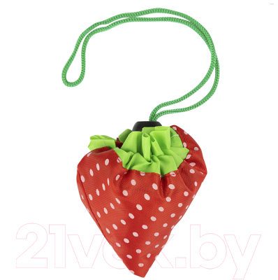 Сумка-шоппер Рыжий кот Клубника / 104365