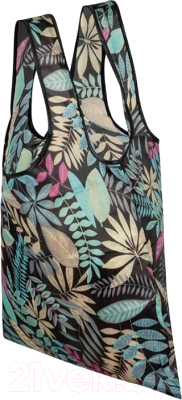 Сумка-шоппер Рыжий кот Листья / 104372 - фото