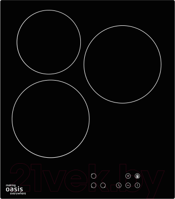 Электрическая варочная панель Making Oasis Everywhere P-3SBS - фото