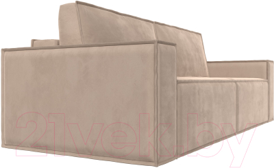 Диван Лига Диванов Куба (велюр бежевый)