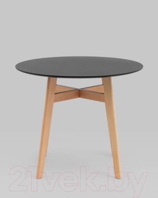 Обеденный стол Stool Group Target Circle 90x90 / Z-220 (черный)