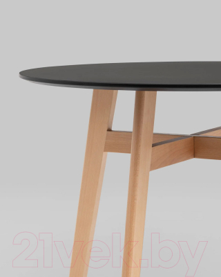 Обеденный стол Stool Group Target Circle 90x90 / Z-220 (черный)