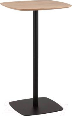 Барный стол Stool Group Form 60x60 / T-005H (светлое дерево/черный) - фото