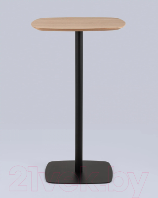 Барный стол Stool Group Form 60x60 / T-005H (светлое дерево/черный)