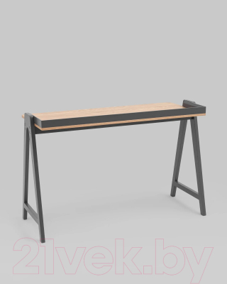 Письменный стол Stool Group Pyramid 118x53 / T-002-P (светлое дерево/серый)