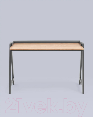 Письменный стол Stool Group Pyramid 118x53 / T-002-P (светлое дерево/серый)