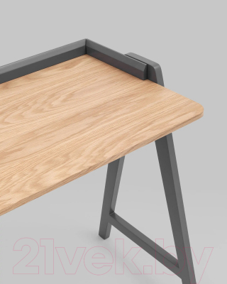 Письменный стол Stool Group Pyramid 118x53 / T-002-P (светлое дерево/серый)