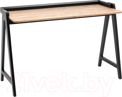 Письменный стол Stool Group Pyramid 118x53 / T-002-P (светлое дерево/черный) - фото