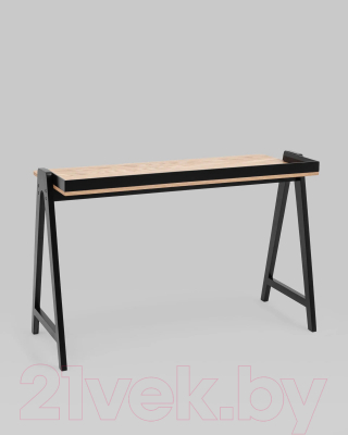 Письменный стол Stool Group Pyramid 118x53 / T-002-P (светлое дерево/черный)