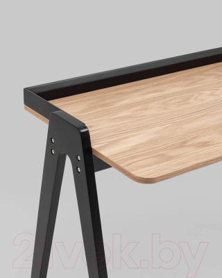 Письменный стол Stool Group Pyramid 118x53 / T-002-P (светлое дерево/черный)