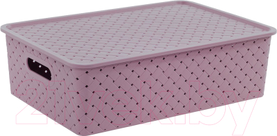 Корзина Violet Береста с крышкой / 522110 - фото