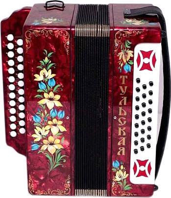 Гармонь Тульская гармонь Тульская-301М 25x25-III / G-21-RD - фото