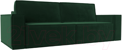 Диван Лига Диванов Куба (велюр зеленый) - фото