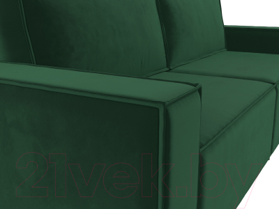 Диван Лига Диванов Куба (велюр зеленый)