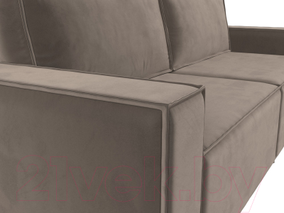 Диван Лига Диванов Куба (велюр коричневый)