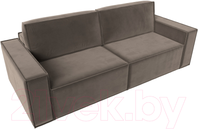 Диван Лига Диванов Куба (велюр коричневый)