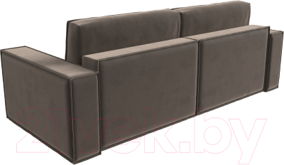 Диван Лига Диванов Куба (велюр коричневый)